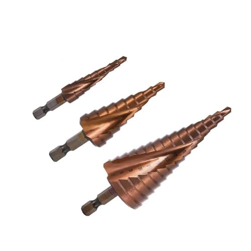 GZHXF M35 (4–12 mm, 4–20 mm, 4–32 mm) Schnellarbeitsstahl-Bohrer-Set for gerade Nuten, beschichtetes Holz, Metall, Lochschneider, Kernbohrer-Set von GZHXF