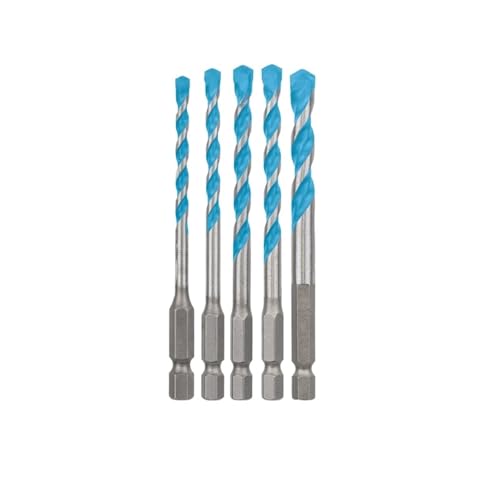 GZHXF Sechskant-Spiralbohrer, 4/5/6/6/8 mm, 5 Stück, for Fliesen, Holz, Glas, Keramik, Zement, Legierung, Zubehör for Elektrowerkzeuge von GZHXF
