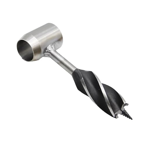 GZHXF Tischlerbohrer for den Außenbereich, for Camping-Überlebenswerkzeuge, Bohrlöcher, Holzhacken, Zubehör, vierblättrige Stützbohrer von GZHXF