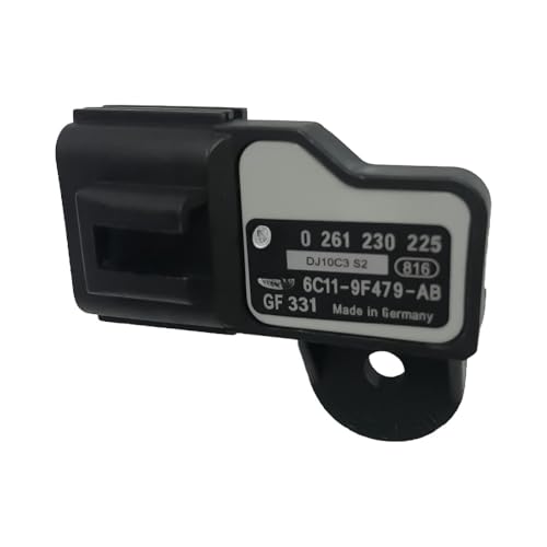 GZKM 3 Bar Ansaugluft Krümmer Turbo Boost Pressure MAP Sensor OEM 0261230225 6C11-9F479-AB für F-rd T-ansit 2.2 2.4 3.2 TDCi 06-14 Turbocharged Engine Sensor von GZKM