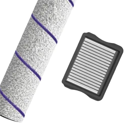 GZLLWVNK Rollenbürstenfilter, Kompatibel for Rowenta, X-Clean 10 Trocken- Und Nassstaubsauger. Ersetzen Sie Das Rollenbürstenfilterzubehör.(1 Roller 1 Filter) von GZLLWVNK