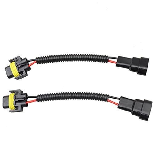 2 Stück 9005 HB3 9006 HB4 Stecker auf H11 Buchse Konvertierungsadapter Kabelbaum für Scheinwerfer Nebelscheinwerfer von GZLMMY