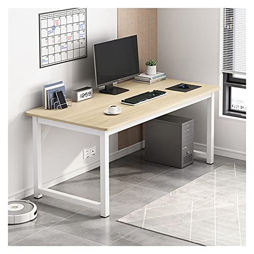 Computertische, moderner PC-Schreibtisch im einfachen Stil, robuster Arbeitszimmer-Arbeitsplatz, 29,6 Zoll hoher industrieller Schreibtisch, Arbeitsschreibtisch, einfach zu montierende Büroschrei von GZNXQEEK