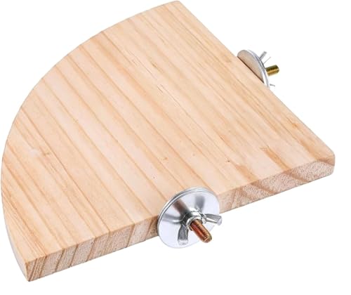 1 x Vogelsitzstange, Plattformständer, Papageienecke, 15 cm, Fächerform, Spielplatz, Käfigzubehör, Regal für Vögel 1 x Vogelsitzstange, Plattformständer, Papageienecke, 15 cm, Fächerform, Spielplatz, Käfigzubehör, Regal für Vögel von GZRYEJLEI
