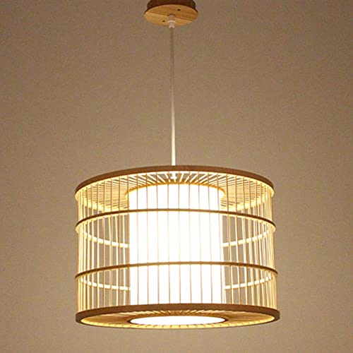 GZSLKSCD Bambus-Pendelleuchte, Retro-Kronleuchter mit Einzellicht, Korblampe im chinesischen Stil, Bambus-Laternenlicht für den Flur des Teehauses im Esszimmer GZSLKSCD Bambus-Pendelleuchte, Retro-Kronleuchter mit Einzellicht, Korblampe im chinesischen Stil, Bambus-Laternenlicht für den Flur des Teehauses im Esszimmer von GZSLKSCD