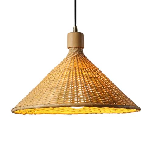 GZSLKSCD Hängende Deckenleuchte, kuppelförmiges gewebtes Licht, große handgewebte Korbleuchte, Bambus-Laterne-Pendellampe 13,7''Boho-Beleuchtung für Kücheninsel GZSLKSCD Hängende Deckenleuchte, kuppelförmiges gewebtes Licht, große handgewebte Korbleuchte, Bambus-Laterne-Pendellampe 13,7''Boho-Beleuchtung für Kücheninsel von GZSLKSCD