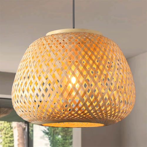 GZSLKSCD Pendelleuchte Bambusbeleuchtung mit Holzbaldachin, Hängelampe Kreativer Kronleuchter für Kücheninsel GZSLKSCD Pendelleuchte Bambusbeleuchtung mit Holzbaldachin, Hängelampe Kreativer Kronleuchter für Kücheninsel von GZSLKSCD