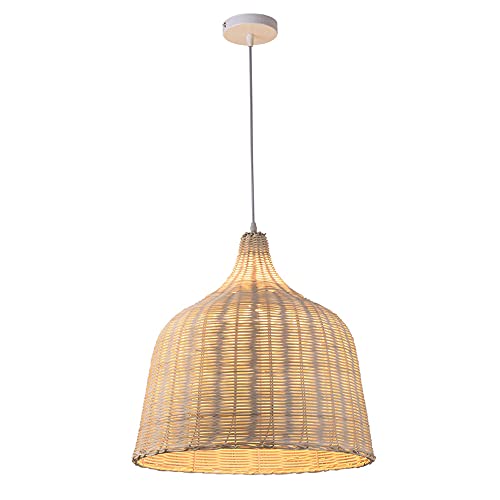 GZSLKSCD Rattan Hängelampen, Handgearbeitete Bambus Korblampe mit verstellbaren, Boho Gewebten Pendelleuchten für Küche Esszimmer Foyer Schlafzimmer GZSLKSCD Rattan Hängelampen, Handgearbeitete Bambus Korblampe mit verstellbaren, Boho Gewebten Pendelleuchten für Küche Esszimmer Foyer Schlafzimmer von GZSLKSCD