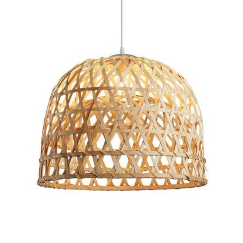 GZSLKSCD Traditionelle Korblampe, handgefertigte Pendelleuchte, klassisches Rattan-Bambus-Hängelampendekor für Wohnzimmer, Schlafzimmer, Kücheninsel GZSLKSCD Traditionelle Korblampe, handgefertigte Pendelleuchte, klassisches Rattan-Bambus-Hängelampendekor für Wohnzimmer, Schlafzimmer, Kücheninsel von GZSLKSCD