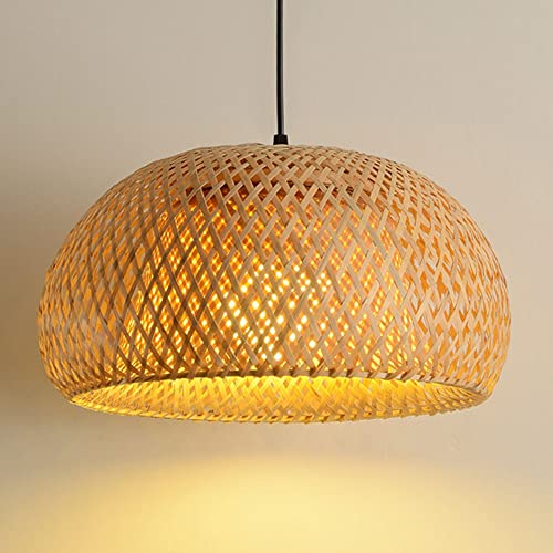 GZSLKSCD Wicker Weaving Lampenschirm Rattan Korb Kronleuchter Beleuchtung Bambus Laterne Pendelleuchte Kuppelschale Form Gewebte Leuchte Hängeleuchte Für Küche Bauernhaus GZSLKSCD Wicker Weaving Lampenschirm Rattan Korb Kronleuchter Beleuchtung Bambus Laterne Pendelleuchte Kuppelschale Form Gewebte Leuchte Hängeleuchte Für Küche Bauernhaus von GZSLKSCD