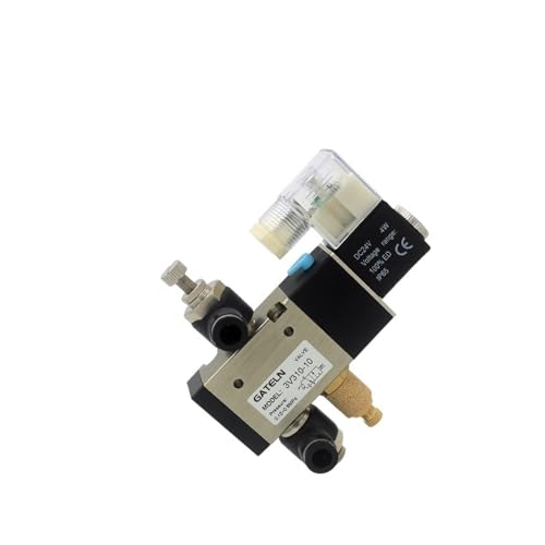 3V310-10-NC DC12V Magnetventil Pneumatikkomponenten Magnetwegeventil(With 8mm fittings-01) von GZTKSKCP