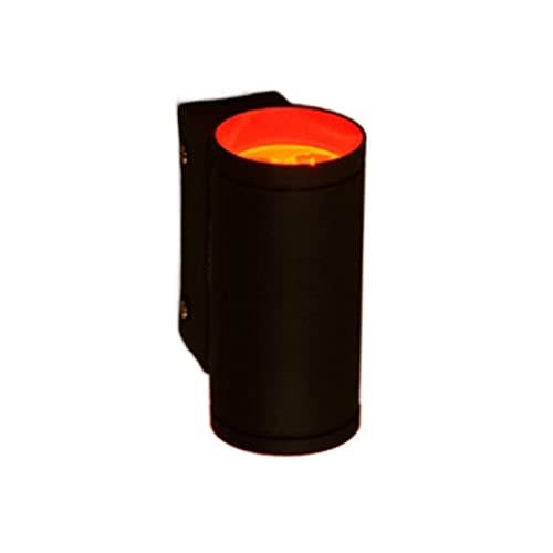 GZTKSKCP Kreative Wandleuchte 6W Aluminium Led Up and Down Corridor Hotel Ktv Light Environment Color Light Illumination Lamp(RED Light_6W) von GZTKSKCP