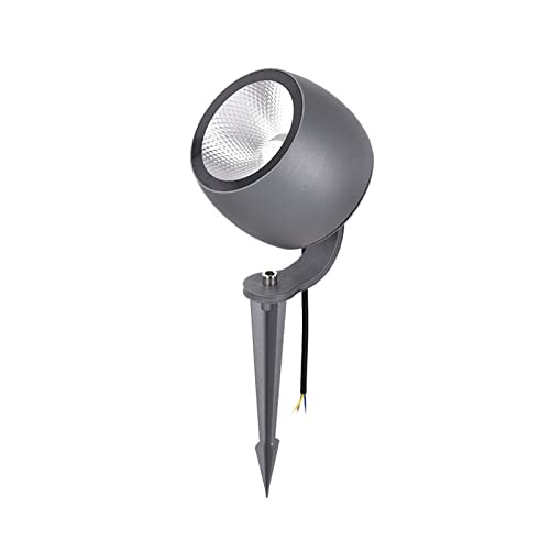 GZTKSKCP Punkt-Baum-Licht führte im Freien wasserdichtes Baum-Landschaftslicht im Freienrasen-Plug-in-Licht-Gartenpflanzen-Rasen-Licht(Sand Gray 20W) von GZTKSKCP