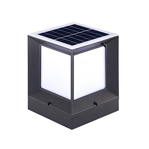 GZTKSKCP Solarsäule LED-Licht Außenwandleuchte Straßenlaternen Gartenbeleuchtung wasserdichte dekorative Lampe Solarstrahler Leuchte 2w von GZTKSKCP
