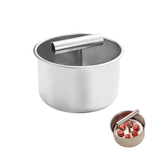 GZWY Manuelle Fleischbällchenpresse, Edelstahl Fleischbällchenmacher Fleischbällchen Maker mit 6/12 Löcher, Küchen Fleischballer Maschine, Küchenwerkzeug Zur Herstellung Von Fleischbällche (6 Löcher) GZWY Manuelle Fleischbällchenpresse, Edelstahl Fleischbällchenmacher Fleischbällchen Maker mit 6/12 Löcher, Küchen Fleischballer Maschine, Küchenwerkzeug Zur Herstellung Von Fleischbällche (6 Löcher) von GZWY