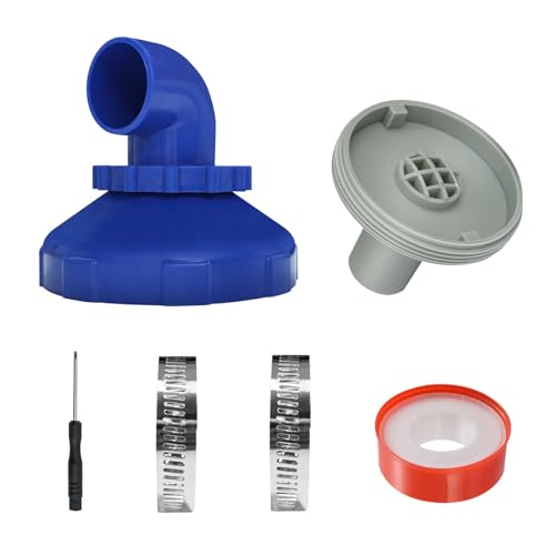 GZWY Pool Einlaufdüse 360°Drehbar, Pool Düsen Set, Pool Zubehör für Intex Bestway Pool Düse Auslass Ausströmer Zubehör, Einlaufdüse Pool 32mm Pool Auslassdüse Ø32/38, Pool Ersatzteile Poolzubehör (A) von GZWY