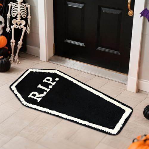 Halloween Deko Geister Fußmatte, Kürbis Geister Deko Halloween Fussmatte Innen Aussen, Halloween Dekoration Kürbis Fußmatte Horror Deko Badezimmer Teppich Rutschfest Türdeko für Eingangsbereich (C) Halloween Deko Geister Fußmatte, Kürbis Geister Deko Halloween Fussmatte Innen Aussen, Halloween Dekoration Kürbis Fußmatte Horror Deko Badezimmer Teppich Rutschfest Türdeko für Eingangsbereich (C) von GZWY
