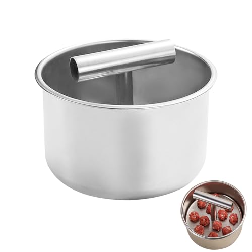 Manuelle Fleischbällchenpresse, Edelstahl Fleischbällchenmacher Fleischbällchen Maker mit 6/12 Löcher, Küchen Fleischballer Maschine, Küchenwerkzeug Zur Herstellung Von Fleischbällche (12 Löcher) Manuelle Fleischbällchenpresse, Edelstahl Fleischbällchenmacher Fleischbällchen Maker mit 6/12 Löcher, Küchen Fleischballer Maschine, Küchenwerkzeug Zur Herstellung Von Fleischbällche (12 Löcher) von GZWY