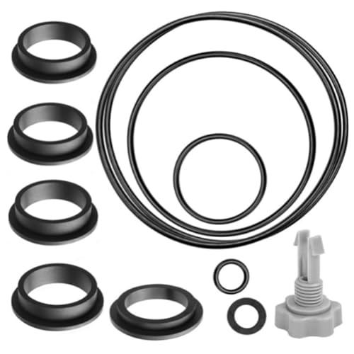 Sandfilter Ersatzteile für Intex Sandfilterpumpen, Pool Zubehör für Intex Pool Dichtungen Sandfilterpumpen Ersatzteile 25013, Poolzubehör Inkl 1 Luftablassventil 11 O-Ring für Verschiedene Teile (A) von GZWY