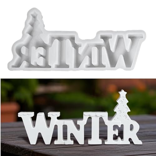 Silikonformen Gießformen Pilz Igel, Silikonform Herbst Igel Gips zum Gießen, Gießformen Silikon HERBST Buchstaben Gießform Pilz Igel Giessformen Silikon für DIY Herbstdeko Kerzen (A) von GZWY