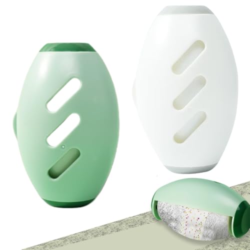 Wiederverwendbare Fusselrollen, Waschbarer Tragbarer Aufkleber, Tierhaarentferner Fusselrolle, Waschbare klebrige Gel Fusselrolle Ball für Haustier Haar, Lint Remover für Kleidung, Reisen, Haus (2er) von GZWY