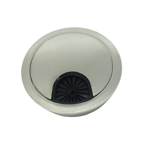 Kabeldurchlass Rund 5 teile/los Computer Tommet Tisch Kabel Outlet Möbel Hardware Zinklegierung Schreibtisch Drahtlochabdeckung(Brush,50mm) von GZXXB
