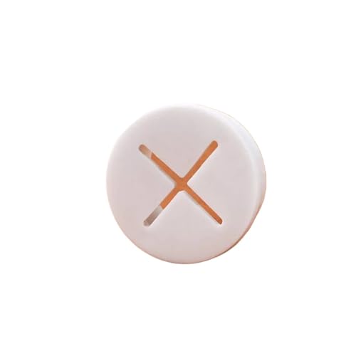 Kabeldurchlass Rund 5PC Schreibtischtüllen Flexible Kabeltülle Gummikabel Drahtlochabdeckung for Büro Computer Schreibtisch(WHITE,20mm) von GZXXB