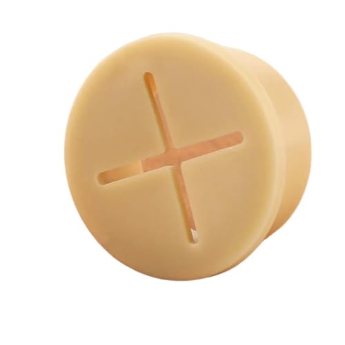 Kabeldurchlass Rund 5PC Schreibtischtüllen Flexible Kabeltülle Gummikabel Drahtlochabdeckung for Büro Computer Schreibtisch(Yellow,25mm) von GZXXB