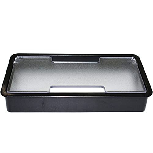 Kabeldurchlass Rund Kunststoff-Schreibtisch-Drahtloch-Deckel-Basis-rechteckiger PC-Tisch-Kabel-Outlet-Tülle for Drahtorganisator Dekorative Möbelhardware(Black) von GZXXB