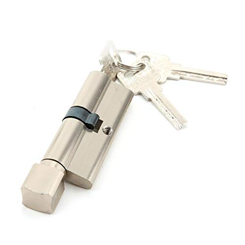 Massiver Schließzylinder 70mm Aluminiumlegierung Sicherheit Home Türschlosszylinder mit 3 Tasten Sicherheitsschloss von GZXXB