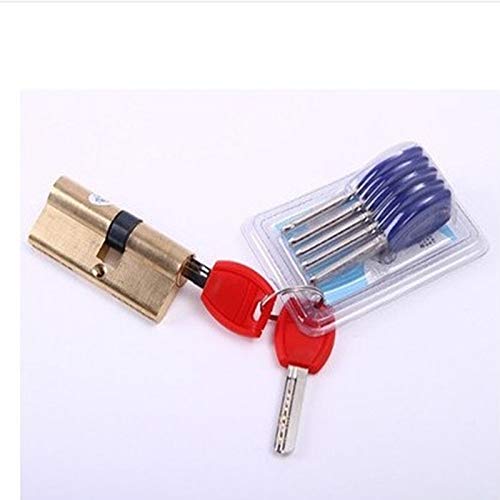 Massiver Schließzylinder Türzylinder Hardwareschloss 65-110mm Zylinder AB Schlüssel Diebstahleingang Eingang Messing Türschloss Verlängerte Kern Verlängert(95(47.5 47.5)) von GZXXB