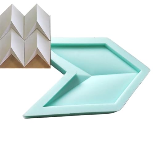 Pflasterform,Betonformen Bodenfliesen Fußform Zement Sichtbeton Garten Geometrische Steinwandpaste Silikonform(Color random 1) von GZXXB