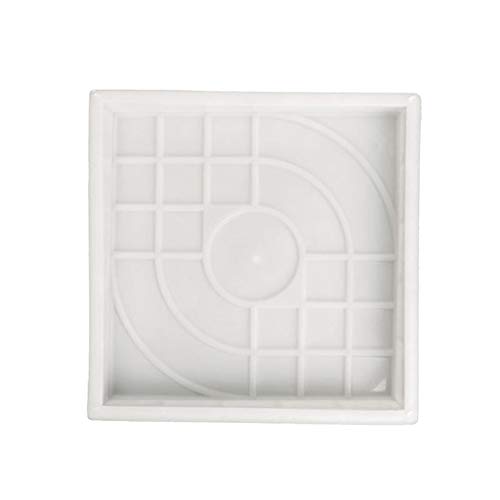 Pflasterform,Betonformen Pfad Maker DIY Pflaster Form Ziegel Beton Stein Quadratische for Platten Terrasse Garten Rasen Fertiger Auffahrt Gehweg Straße(25X25X5CM) von GZXXB