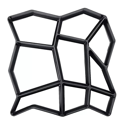 Pflasterform,Betonformen Pflasterform Walk wiederverwendbarer Betonpfad Maker Formen Stepping Stone Paver DIY Peving for Rasen Patio Yard Garden von GZXXB
