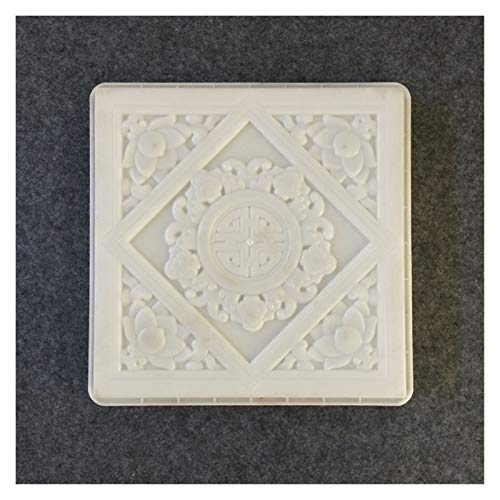 Pflasterformen 40cm 3D Hof Rasen Lotus Abstrakt Geo Graphics Blumen-Quadrat-Strong Plastic Cement(DT 4008) von GZXXB