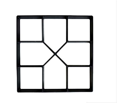 Pflasterformen Neue Bodenpfad-Hersteller-Form Betonform wiederverwendbare DIY Pflasterung haltbar for Garten Rasen(2) von GZXXB