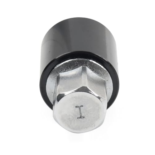 GZYF 1 Stück Metall-Verriegelungsschlüssel-Adapter für Radmuttern, Schrauben, Radmuttern-Entfernungsschlüssel I Schwarz & Silber für Auto von GZYF