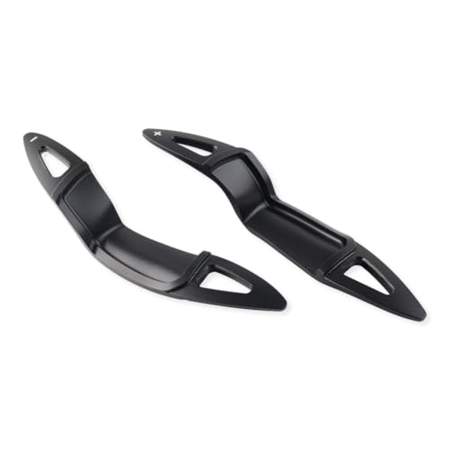 GZYF Auto Lenkrad Schaltwippe Erweiterter Schalthebel Innenverkleidung Abdeckung Aluminiumlegierung Für R55 R56 R57 R58 R59 R60 R61, Schwarz von GZYF