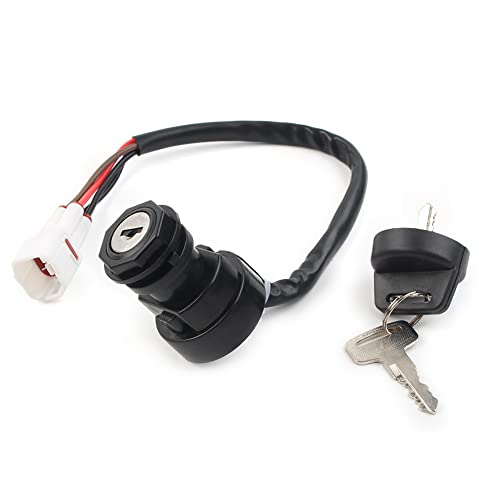 GZYF Motorcycle Ignition Switch Lock Set w/Key 4 Wire Pin for Yamaha Grizzly 600 YFM600 1998 1999 2000 2001 Atv GZYF Motorcycle Ignition Switch Lock Set w/Key 4 Wire Pin for Yamaha Grizzly 600 YFM600 1998 1999 2000 2001 Atv von GZYF