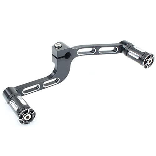 GZYF Motorrad Ferse Zehen Schalthebel + Schalt Peg Für XL883 XL 1200 Mid-Controls, E Schwarz Muste von GZYF