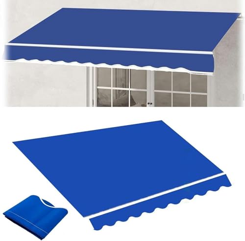 GZYHDC Ausziehbare Markise für Terrasse, Markise, Außenersatz, wasserdicht, Refuge, Dosemail-Stoff, 280 g Polyester, für Fensterabdeckung, Terrasse von GZYHDC