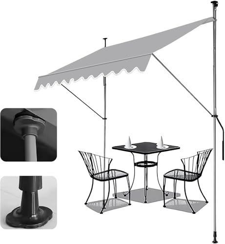GZYHDC Ausziehbares Ersatzgewebe für Terrassenmarkise, Polyester, wasserabweisendes Sonnenschutzdach mit UV-Schutz, für den Außenbereich, Markise, Terrasse, Markise (6 x 3 m) von GZYHDC