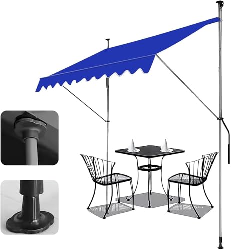 GZYHDC Ausziehbares Ersatzgewebe für Terrassenmarkise, Polyester, wasserabweisendes Sonnenschutzdach mit UV-Schutz, für den Außenbereich, Markise, Terrasse, Markise (6 x 3 m) von GZYHDC