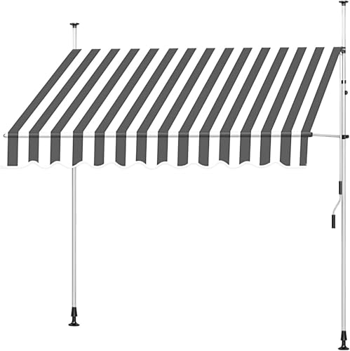GZYHDC Einziehbare Markise aus Polyester, wasserdicht, UV-Schutz, Regen und Schnee (7 x 3,5 m) von GZYHDC