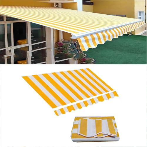 GZYHDC Einziehbares Markisen-Ersatzgewebe, 280 g Polyester, Schirm, Außenbespannung GZYHDC Einziehbares Markisen-Ersatzgewebe, 280 g Polyester, Schirm, Außenbespannung von GZYHDC