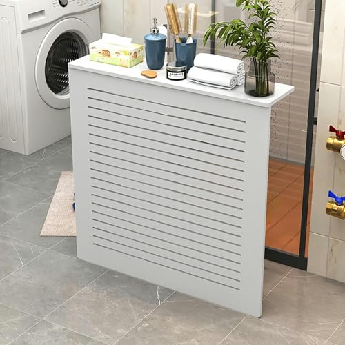 GZYHDC Heizkörperregal mit 70 x 80 x 20 cm Raster, dekorative Holzabdeckung für Wohnzimmer, Sichtschutzsperre und Rohrventil, Wärmeabdeckung von GZYHDC