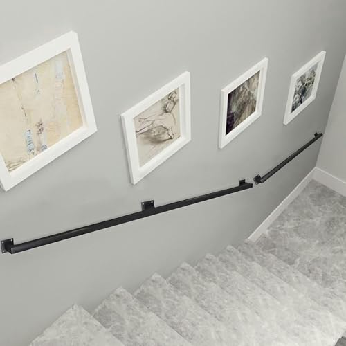 GZYHDC Modern Treppen Handlauf Geländer | Treppengeländer Kit | Handläufe für Treppen 1 2 3 4 5 6 Meter, Treppengeländer | Handläufe für Innentreppen Außentreppe Wandmontage, Mattschwarz GZYHDC Modern Treppen Handlauf Geländer | Treppengeländer Kit | Handläufe für Treppen 1 2 3 4 5 6 Meter, Treppengeländer | Handläufe für Innentreppen Außentreppe Wandmontage, Mattschwarz von GZYHDC