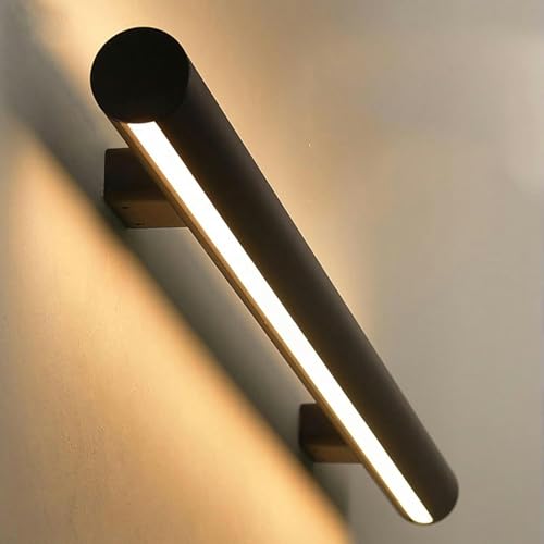 GZYHDC Runde Treppenhandlauf-Wandlampen-Set, Aluminium, lange, einfache Linien, dekorative Innen- und Außenbeleuchtung für Flur, Seitenboden (1,1 m) von GZYHDC