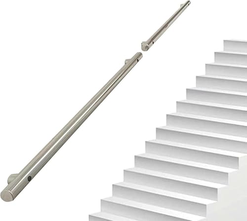 GZYHDC Treppengeländer, moderner Treppengeländer, Treppengeländer aus Rundrohr, Treppengeländerhalter für Treppen, Sicherheitshalterung, Länge 50 cm, 80 cm, 1 m GZYHDC Treppengeländer, moderner Treppengeländer, Treppengeländer aus Rundrohr, Treppengeländerhalter für Treppen, Sicherheitshalterung, Länge 50 cm, 80 cm, 1 m von GZYHDC