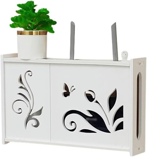 GZYHDC aufbewahrungsbox router aufbewahrungsbox schwimmende regale router wifi router steckdosenset kabelsteckdosenbox abschirmbox router wand wandhalterung büro weiß 48 GZYHDC aufbewahrungsbox router aufbewahrungsbox schwimmende regale router wifi router steckdosenset kabelsteckdosenbox abschirmbox router wand wandhalterung büro weiß 48 von GZYHDC